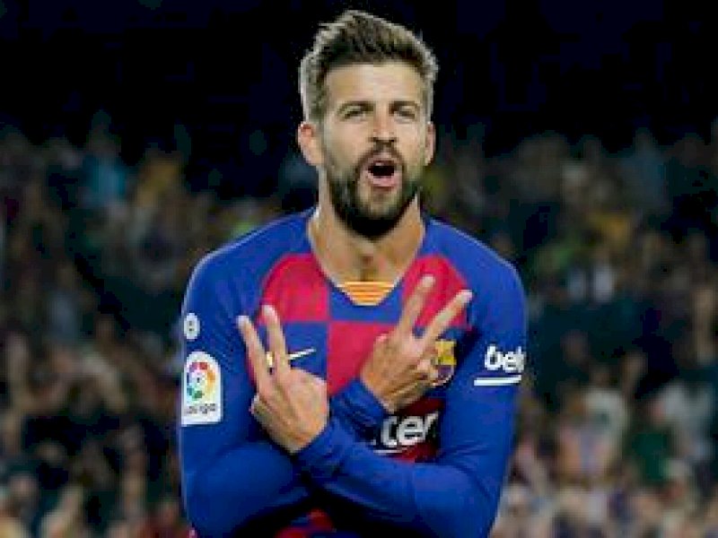 Gerard Pique, mengumumkan keputusan untuk mengakhiri kariernya di tingkat profesional. (Foto: AFP)