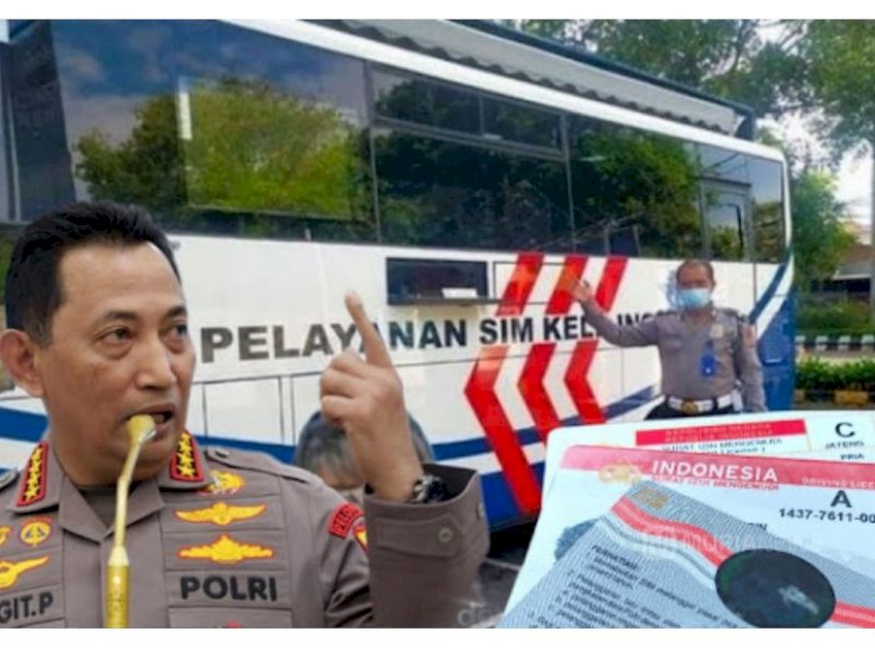 Kapolri Jenderal Listyo Sigit Prabowo menerbitkan surat telegram terkait pembuatan seluruh biaya SIM. (Foto: istimewa)