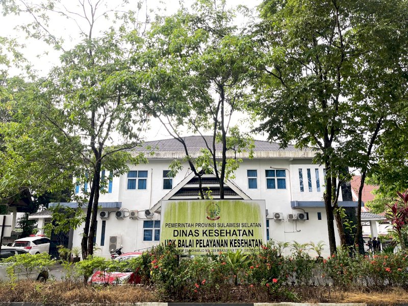 Balai Pelayanan Dinas Kesehatan (Dinkes) Provinsi Sulawesi Selatan. (Foto: istimewa)