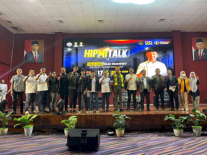 Kuliah Umum di Kota Makassar rangkaian Musyawarah Nasional HIPMI di UNM pada tanggal 17 Oktober 2022. 