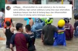 Alhamdulillah Ditemukan, Anak yang Sebelumnya Dikabarkan Hanyut Terseret Arus Banjir di Sudiang Makassar