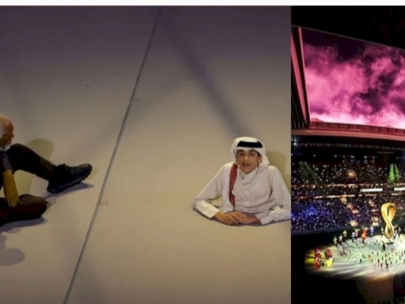 Morgan Freeman dan Ghanim Muftah.