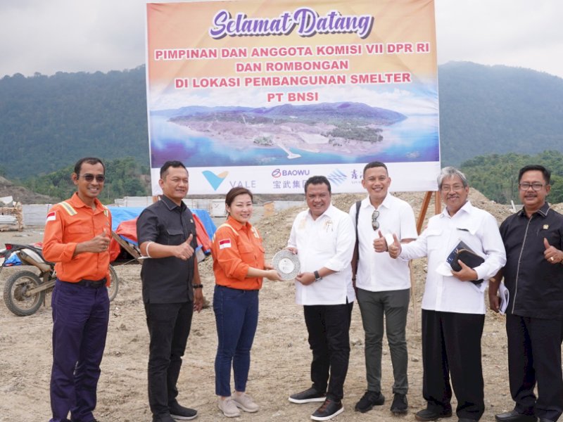 Kunjungan Panja Komisi 7 DPR RI di Lokasi Pembangunan Smelter PT BNSI