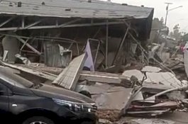 Pantauan Gempa dari Cugenang, Bangunan Porak-poranda