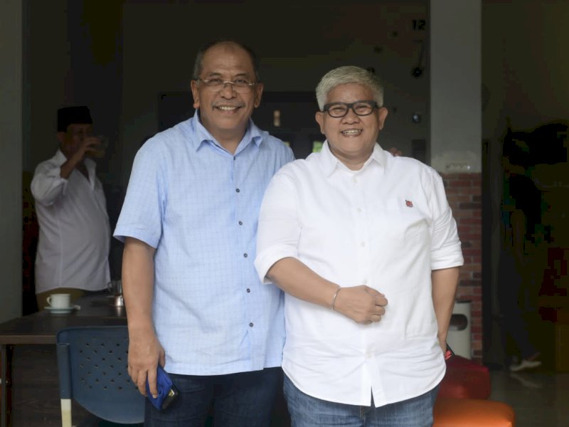 Ilham Arief Sirajuddin (IAS) bersama Andriani Karaeng Rita Latippa.