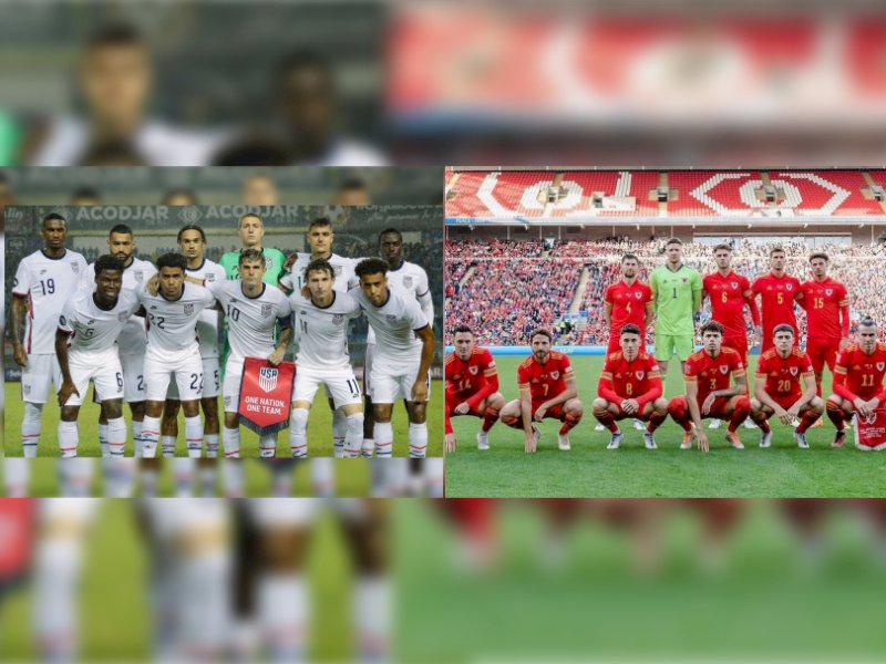 Foto : Timnas Amerika Serikat/Twitter@usmnt  -  Timnas Wales/IG@fawales