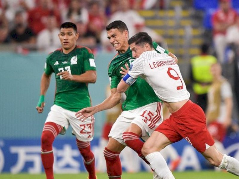 Meksiko vs Polandia bermain imbang (Getty Images/BSR Agency)