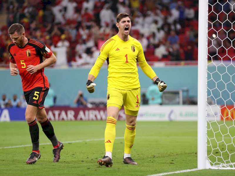 Kiper Timnas Belgia, Thibaut Courtois di Piala Dunia 2022  (Foto: FIFA)