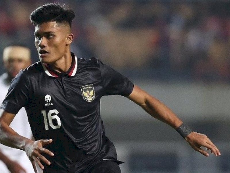 Striker PSM Makassar Ramadhan Sananta saat membela Timnas Indonesia. (Foto: Dok. PSSI).