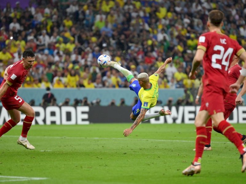 Brazil vs Serbia (Foto : FIFAWorldCup)