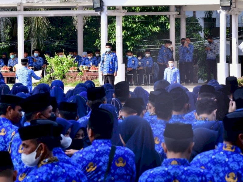 Ilustrasi. 11 ribu pegawai honorer di lingkup Pemerintah Provinsi (Pemprov) Sulawesi Selatan (Sulsel) akan dihapuskan. @Jejakfakta/dok. Humas Pemprov Sulsel