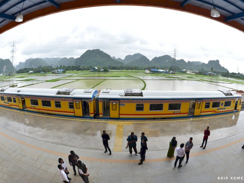 Kereta Api Sulawesi @Jejakfakta/Ist
