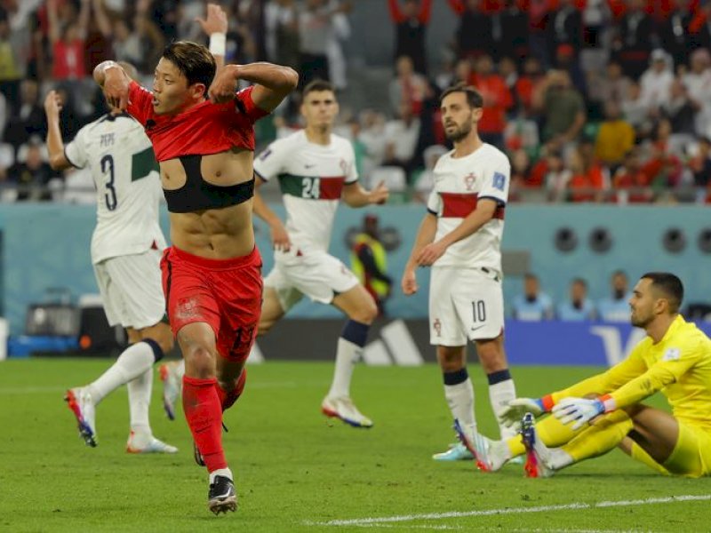 Korea Selatan vs Portugal (AFP/ODD ANDERSEN)