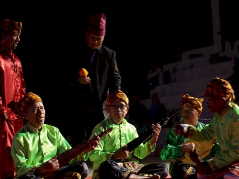 Baraka Mangmesa Culture Festival menyajikan musik tradisional Massenrempulu. (Foto: dok. Dispopar Kabupaten Enrekang)