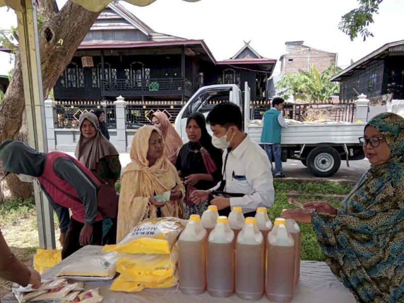 Gelar pangan murah di Sulsel beberapa bulan lalu.