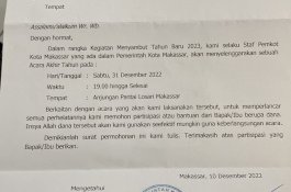 Beredar Proposal Bantuan Dana Pergantian Tahun Catut Nama Wawali 