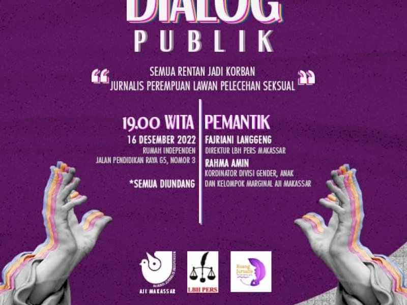 Dialog Publik Jurnalis Perempuan Lawan Pelecehan