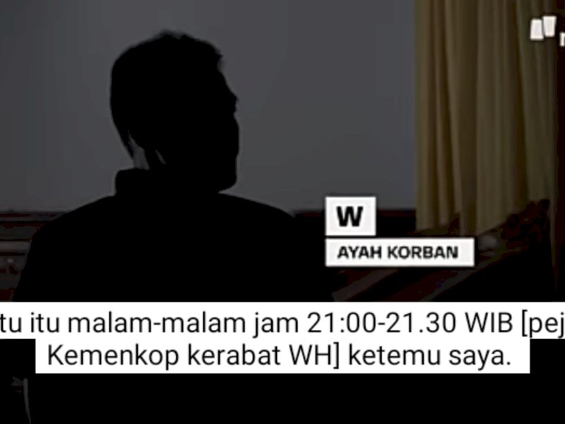 Foto tangkap layar Narasi Newsroom terkait kasus pemerkosaan di Kemenkop UKM.