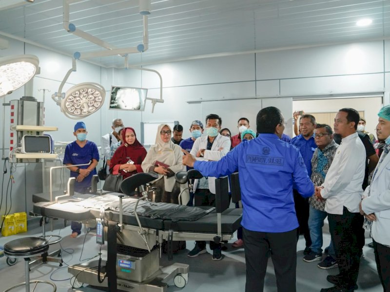 Gubernur Sulsel, Andi Sudirman Sulaiman meresmikan delapan sarana dan prasarana RSKD Dadi di Makassar, Jumat (23/12/2022).  Jejakfakta/Istimewa