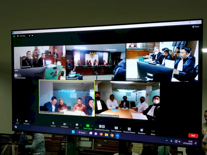 Sidang Suap Auditor BPK Sulsel. (Dok. Jejakfakta.com)