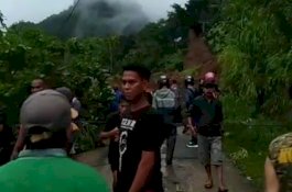 Akses Jalan Poros Maros-Bone Terputus, Jalur Alternatif Barru-Soppeng Poros Buludua