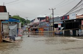 Jalan Nipa-Nipa Antang Makassar Terendam Banjir, Tak Dapat Diakses Kendaraan 