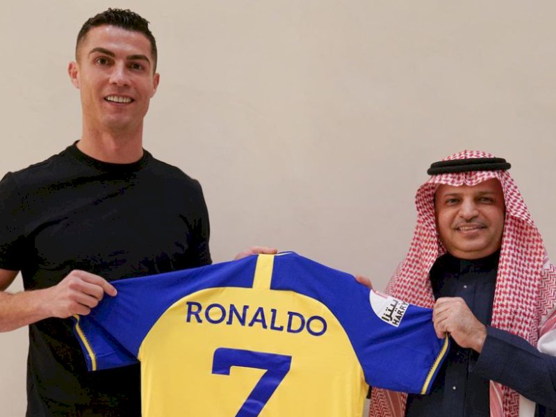 Cristiano Ronaldo pindah ke Al Nassr (Foto/@alnassr_fc)