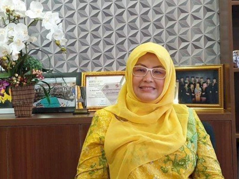 Prof Indriyanti Sudirman, Guru Besar Ilmu Ekonomi Universitas Hasanuddin (Unhas) Makassar. @Jejakfakta/Istimewa