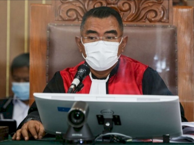 Ketua majelis hakim Wahyu Iman Santosa. @Jejekfakta/dokKompas