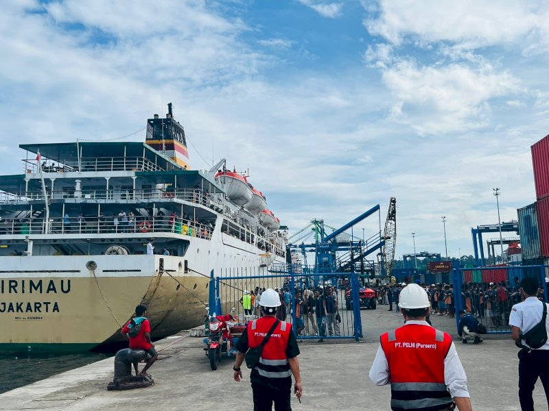 Pelindo Regional 4 Ambon Catat Kenaikan Penumpang 55 Persen saat libur Nataru. @Jejakfakta/Ist.
