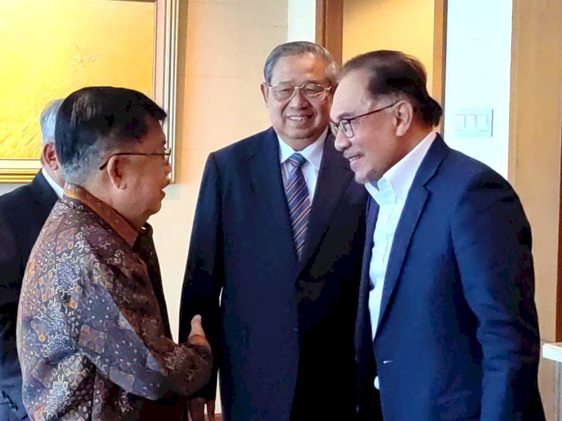 Jusuf Kalla bersama Susilo Bambang Yudhoyono (SBY). @Jejakfakta/Ist. 