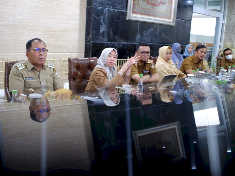 Rapat koordinasi Pemkot Makassar. (Dok. Humas Pemkot Makassar)