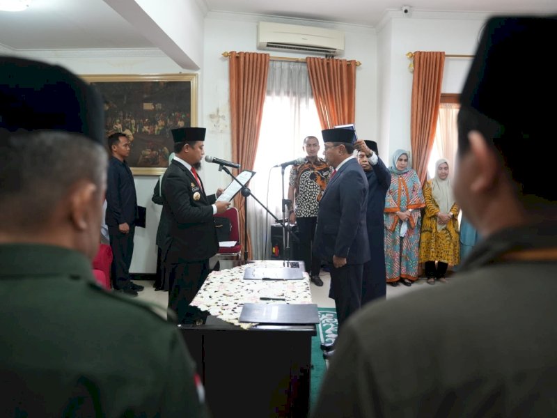  Andi Aslam Patonangi dilantik sebagai Pj Sekda Sulsel. @Jejakfakta/Ist. 