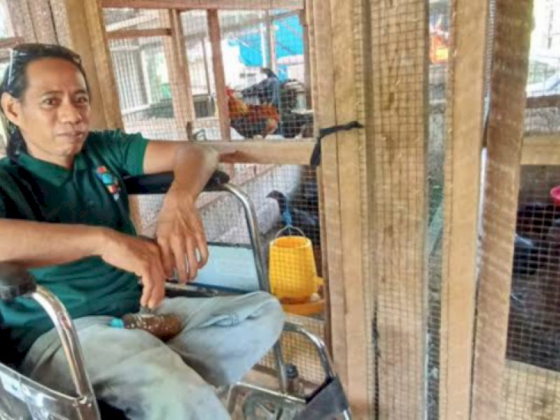 Sulaiman, Ketua Kelompok Waliko, di Desa Matompi, Kecamatan Towuti, Luwu Timur, Sulawesi Selatan, yang mendapat pendampingan dan pelatihan dari PT Vale Indonesia Tbk, melalui Program Pengembangan dan Pemberdayaan Masyarakat. (Foto-foto: Jejakfakta.com)
