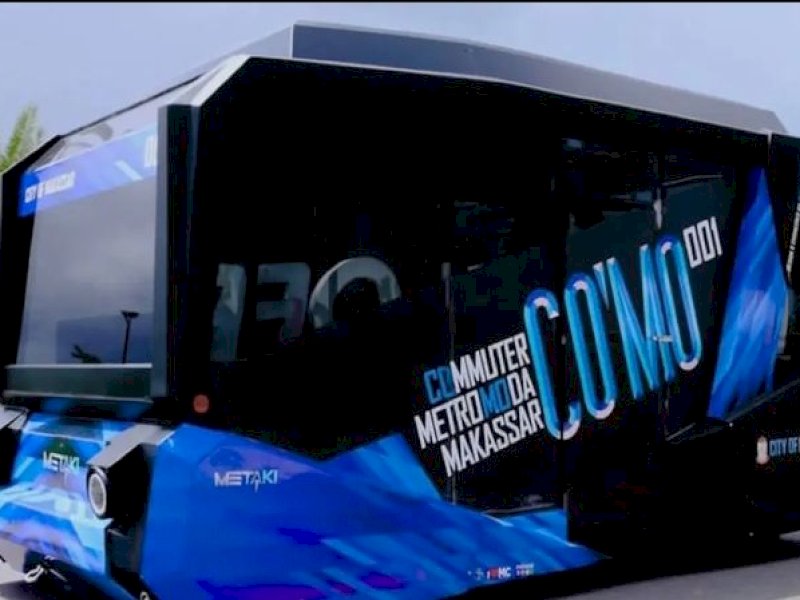 Design kendaraan listrik Co&rsquo;mo atau Commuter Metro Moda. @Jejakfakta/DokKominfo