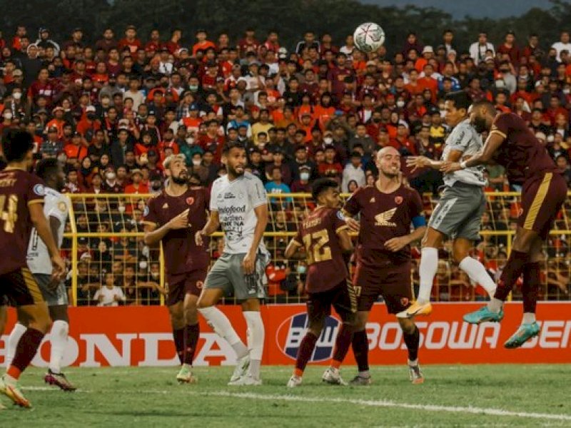 Bali United Vs PSM Makassar dalam lanjutan pekan ke-19 Liga 1 2022/2023. @Jejakfakta/Foto: Bali United Official

