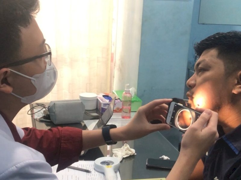 Program layanan pemeriksaan deteksi dini kanker kulit. @Jejakfakta/Dok. Ist.