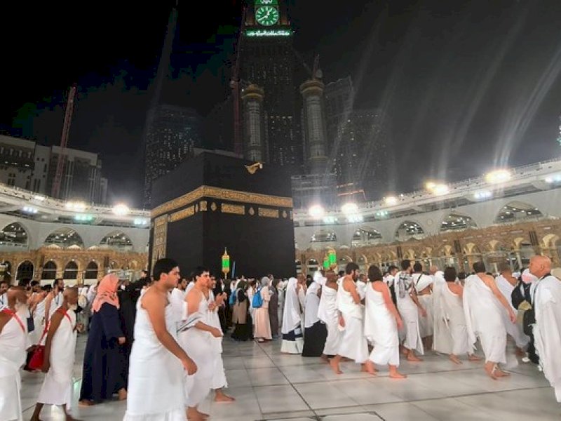Jemaah asal Sulawesi Selatan ditangkap usai lecehkan jemaah di Madinah. (Foto/Antara)