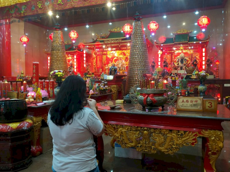 Ilustrasi. Perayaan Imlek 2576 Kongzili.