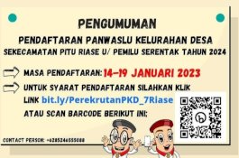 Panwaslu Kelurahan/Desa Minim Pendaftar Perempuan di Sulsel, Ada Apa? Berikut Penjelasannya 