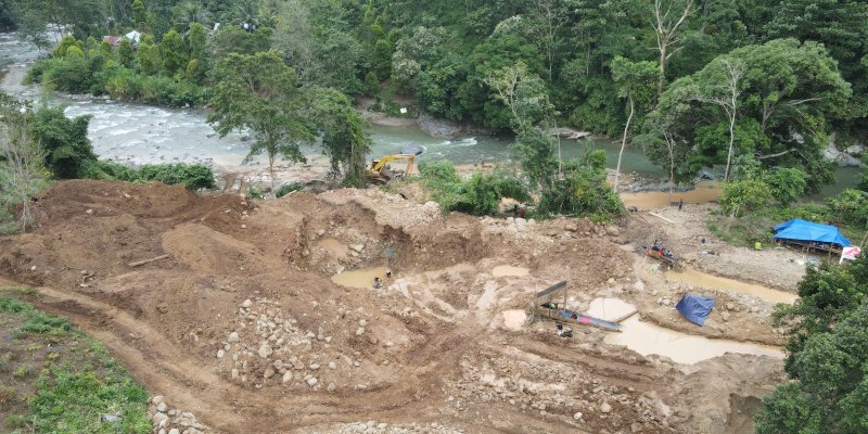 Potret Kerusakan Bentang Alam Sungai Suso di Sekitar Tambang Ilegal Luwu&nbsp;