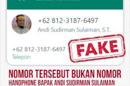 Awas! Modus Penipuan WhatsApp Mengaku Sebagai Gubernur Sulsel