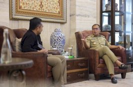 Danny - Dansatgas Densus 88 Sulsel Sepakat Perkuat Koordinasi Keamanan Kota Makassar