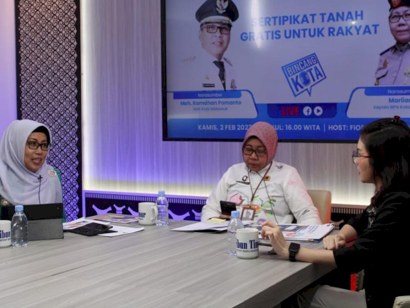 Kota Makassar dukung BPN canangkan Gerakan Masyarakat Pemasangan Patok Batas (Gempatas). @Jejakfakta/Dok. Humas Pemkot Makassar