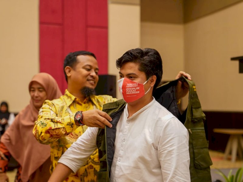 Gubernur Sulawesi Selatan, Andi Sudirman Sulaiman melepas 120 Tenaga Pendamping Gizi Desa (TPGD) di Hotel Dalton, Kamis (9/2/2023). @Jejakfakta/Ist