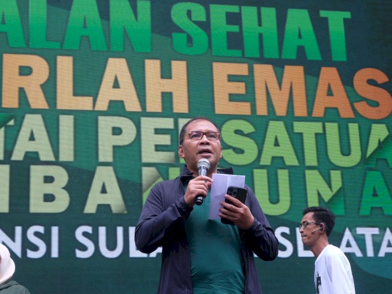 Wali Kota Makassar, Moh. Ramdhan 'Danny' Pomanto saat menghadiri kegiatan hari lahir Partai PPP di Malino, Kabupaten Gowa, Sulawesi Selatan, Minggu (12/2/2023). (doc. Humas Pemkot Makassar)