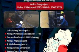 Besok PDAM Makassar Akan Lakukan Pengerjaan Pompa Air Baku, Berikut Lokasi yang Terdampak