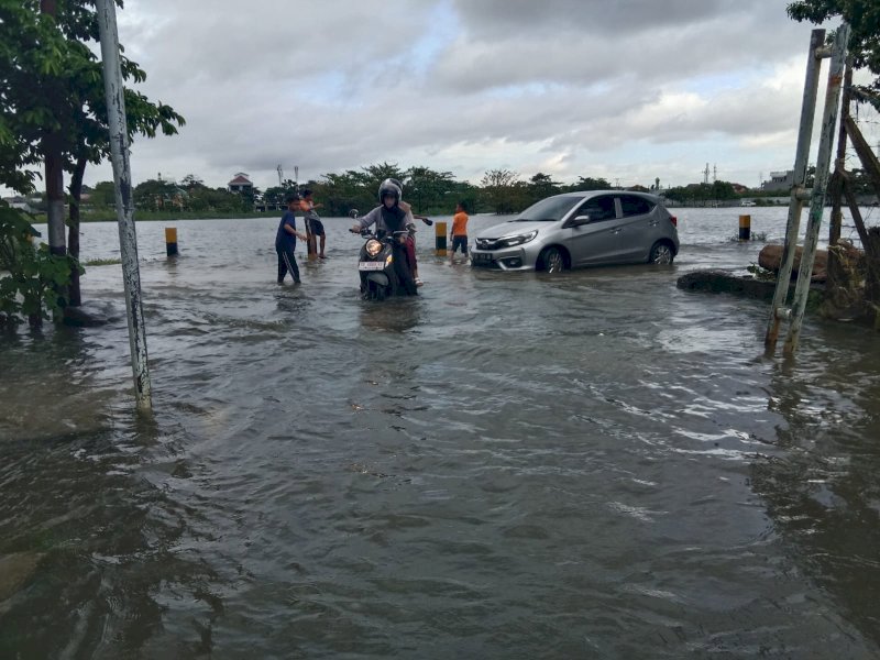 Banjir di Kota Makassar @Jejakfakta/dok.