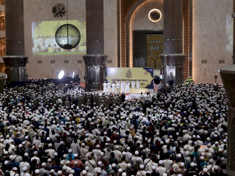 Peringatan Isra Mikraj di Masjid Istiqlal Jakarta. (Dok. Jejakfakta.com/Ist)