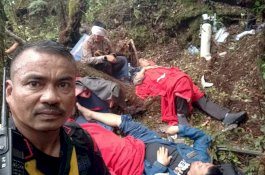 Rombongan Kapolda Jambi Dirawat di Lokasi Kejadian 